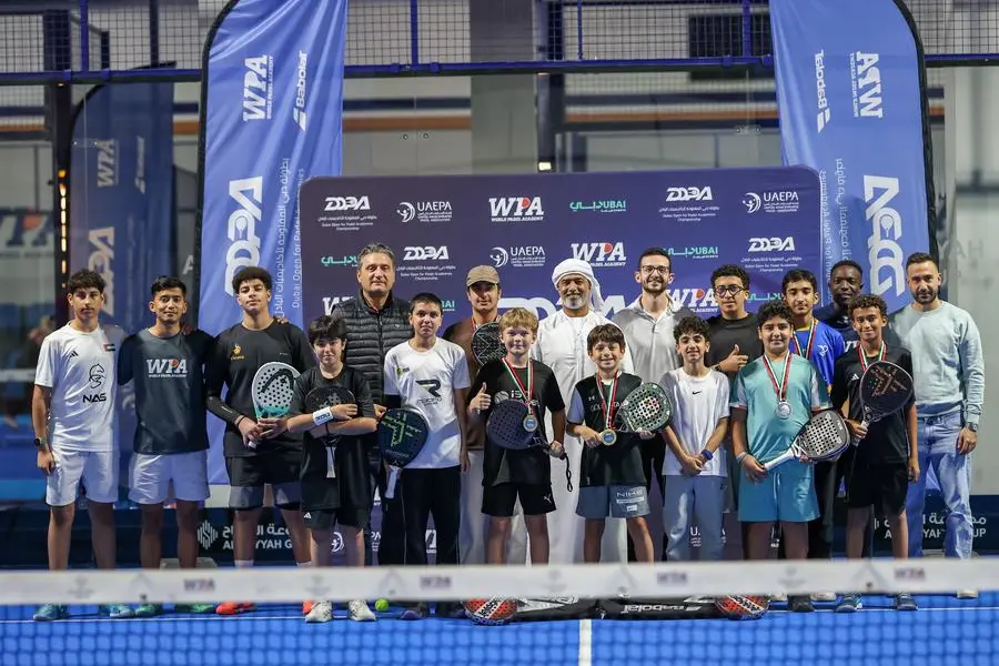 نجاح كبير لبطولة دبي المفتوحة لأكاديميات البادل