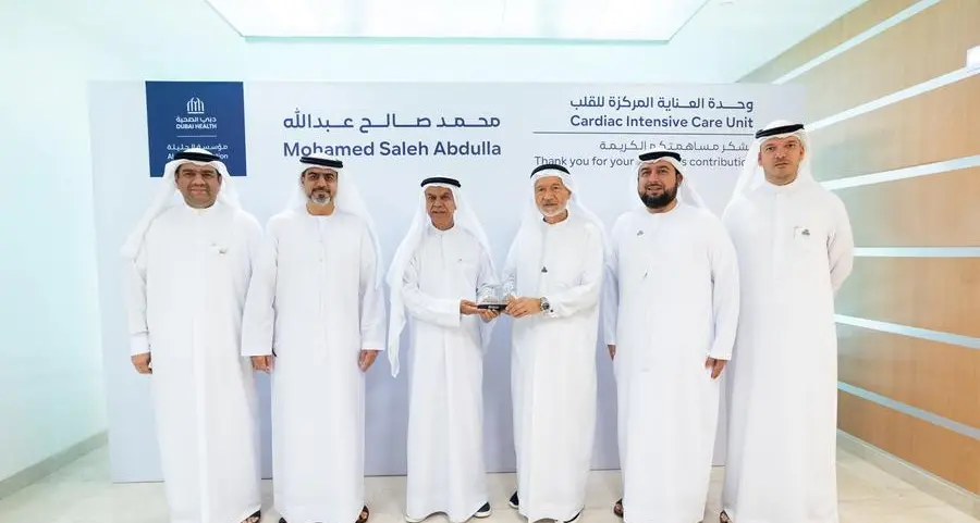 \"دبي الصحية\" تفتتح وحدة العناية المركزة للقلب في مستشفى الجليلة للأطفال بدعم من محمد صالح عبدالله