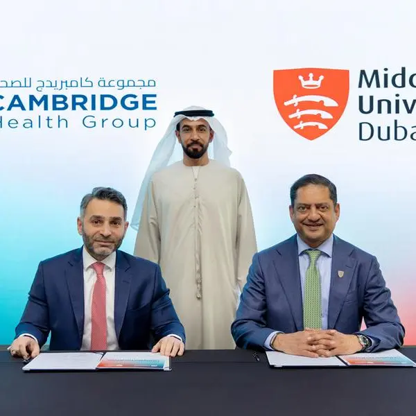 Cambridge Health Group and Middlesex University Dubai sign strategic partnership