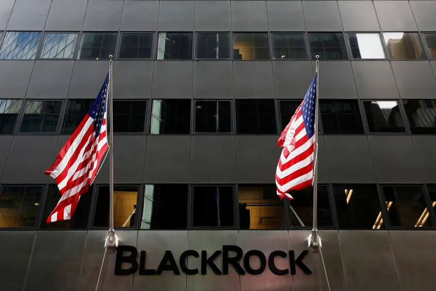 FILE PHOTO: The BlackRock logo is seen outside of its offices in New York City, U.S., October 17, 2016. REUTERS/Brendan McDermid. , Reuters