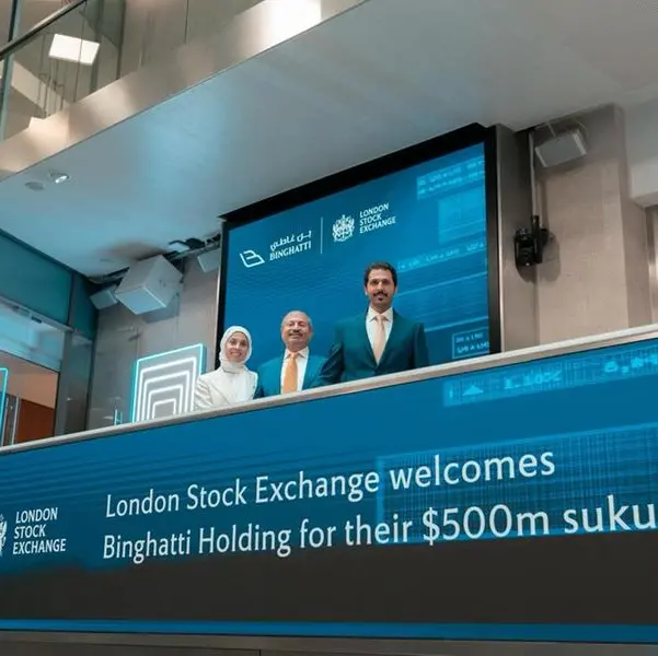Binghatti Holding’s USD 500mln benchmark Sukuk begins trading on the London Stock Exchange