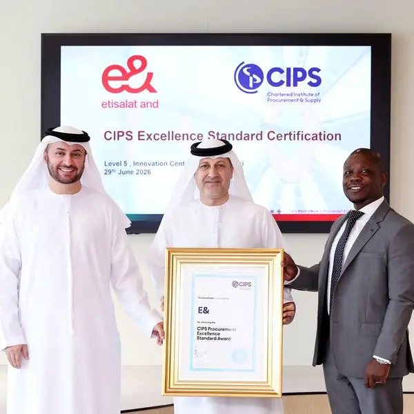 E& recognised by CIPS for Procurement Excellence