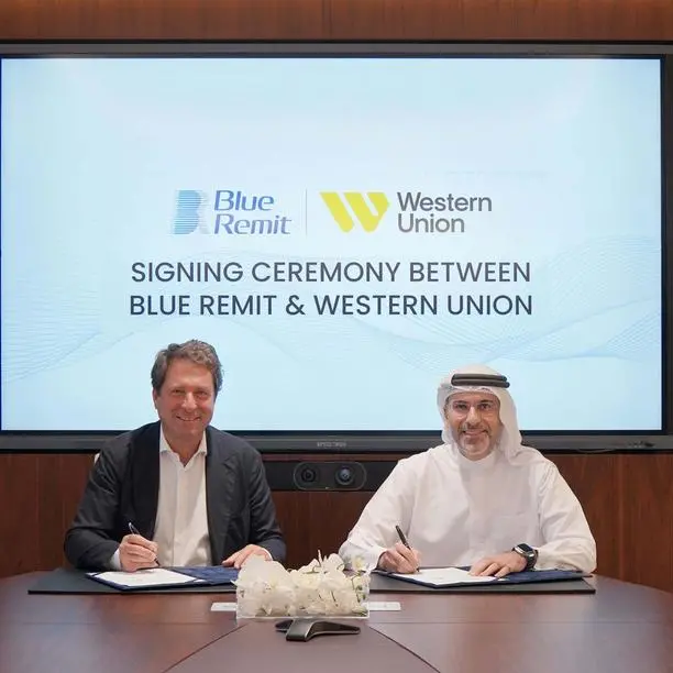 Blue Remit Partners with Western Union to offer cross-border money transfer services