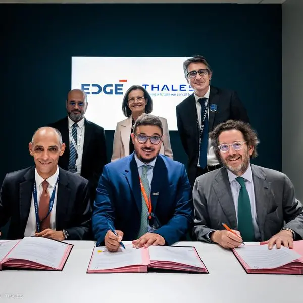 \"ايدج\" تُوقّع مذكرة تفاهم لتوطين قدرات الصيانة لأنظمة البصريات الكهربائية المتقدمة لـ \"تاليس\" في دولة الإمارات