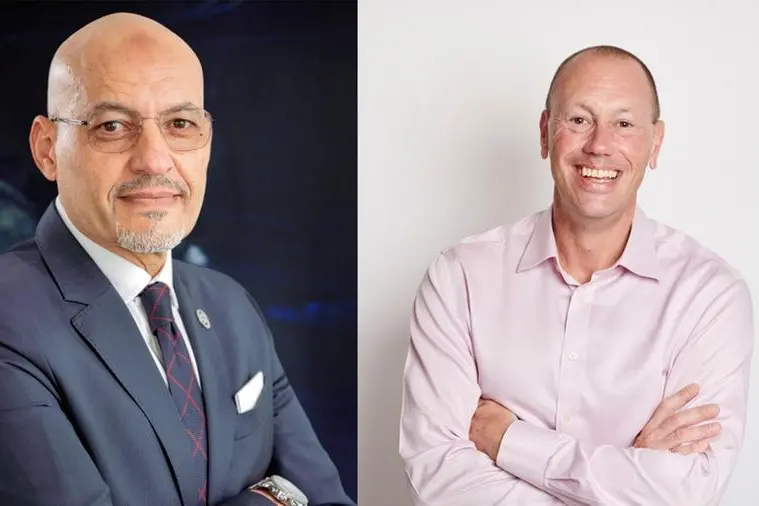 From L to R - Walid Gomaa, CEO of Omnix International. Nick Halls Senior Director for Channel Sales EMEA at Matterport. Image courtesy: Omnix International