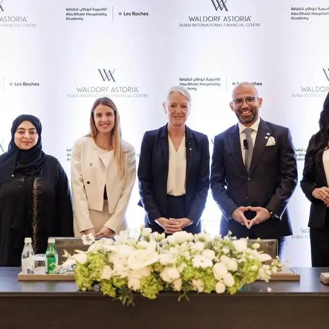 أكاديمية أبوظبي للضيافة - لي روش توقع مذكرة تفاهم مع \"والدورف أستوريا مركز دبي المالي العالمي\"
