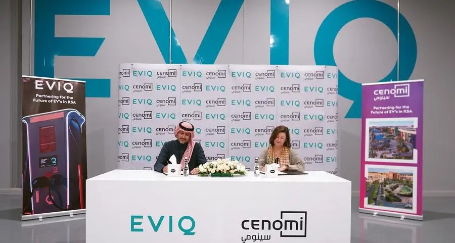 Cenomi Centers and EVIQ partner to drive sustainability with Saudi EV charging rollout