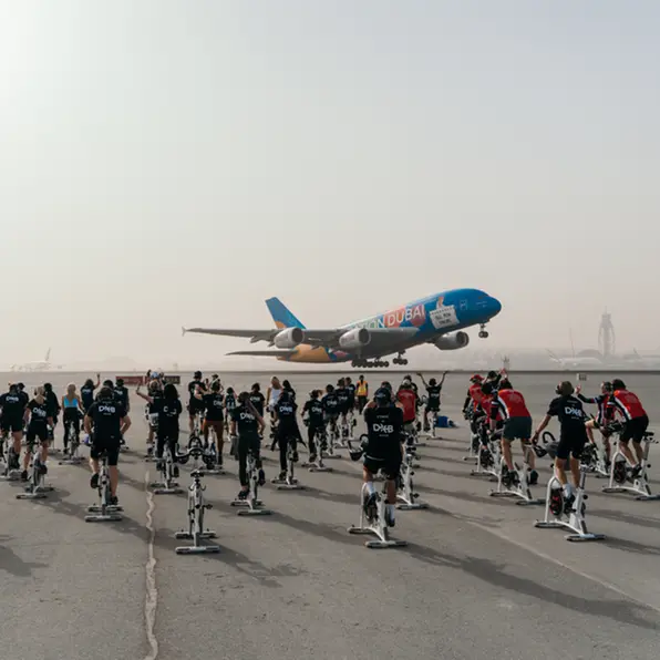 DXB transforms runway once again for iconic CRANK fitness experience as part of Dubai Fitness Challenge