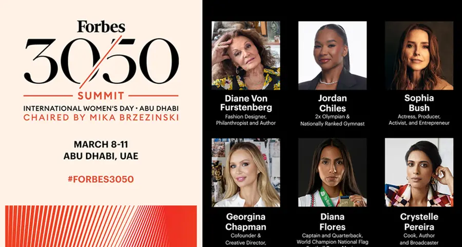 Diane Von Furstenberg, Sophia Bush, Jordan Chiles, Shaista Asif and other key speakers to headline Forbes’ 2026 30/50 Summit