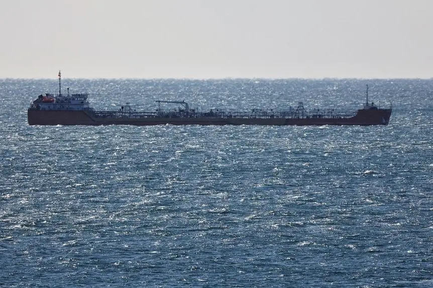 FILE PHOTO: A crude oil tanker sails in Nakhodka Bay near the port city of Nakhodka, Russia, December 4, 2022. REUTERS/Tatiana Meel. , Reuters