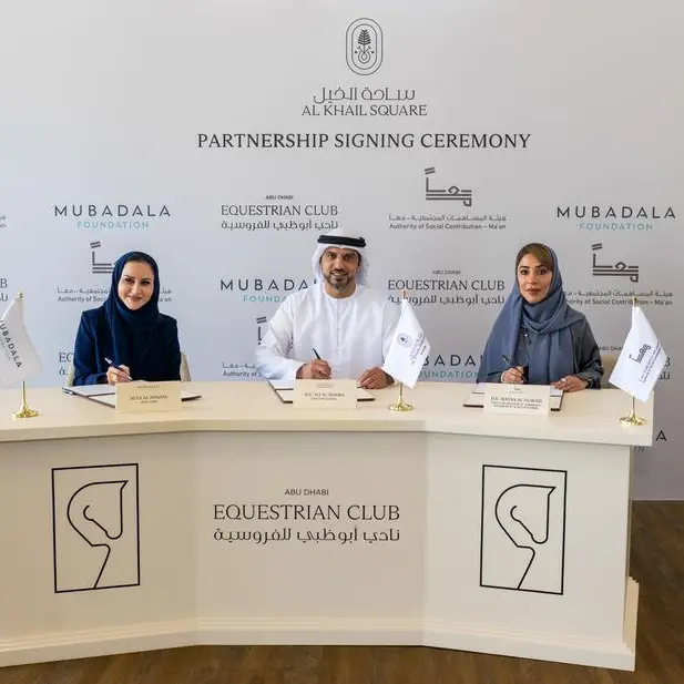 Abu Dhabi Equestrian Club and the Authority of Social Contribution – Ma’an launch landmark therapeutic riding program