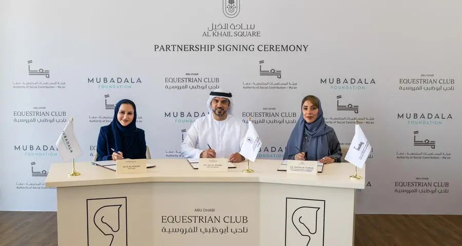 Abu Dhabi Equestrian Club and the Authority of Social Contribution – Ma’an launch landmark therapeutic riding program