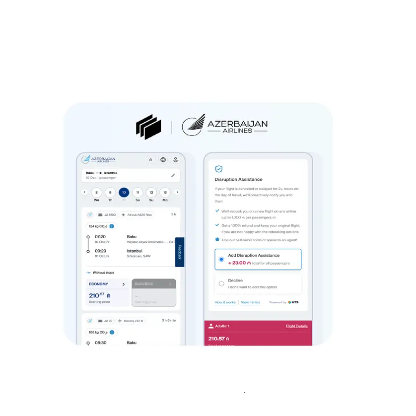 Azerbaijan Airlines Partners with HTS (Hopper Technology Solutions)