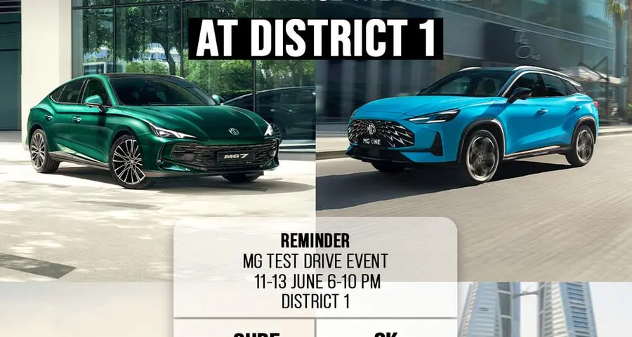 MG Motor Bahrain launches MG Test Drive event at District 1