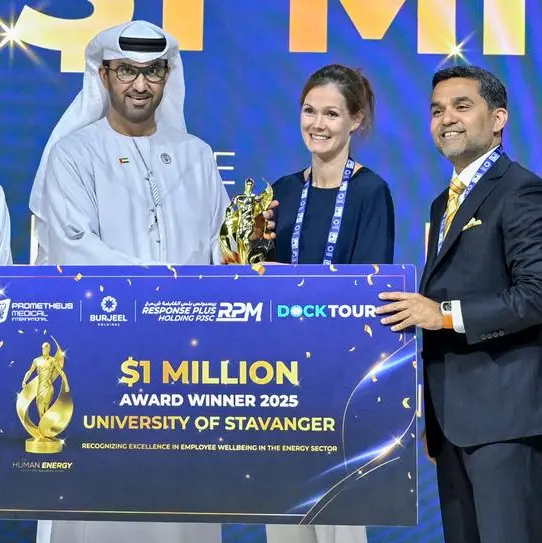 University of Stavanger wins $1mln Human Energy Health & Wellbeing Award