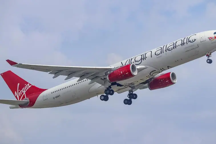 Manchester, United Kingdom - July 2 2021: Virgin Atlantic Airbus 330-300 (G-VRAY) taking off from Manchester Airport for a circuit flight. Image used for illustrative purpose. Image courtesy: Getty Images/ Bradley Caslin , Getty Images