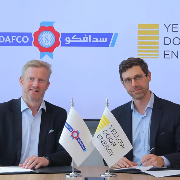 \"سدافكو\" تتعاون مع \"Yellow Door Energy\" لتوفير الطاقة الشمسية لسبعة من مرافق سدافكو
