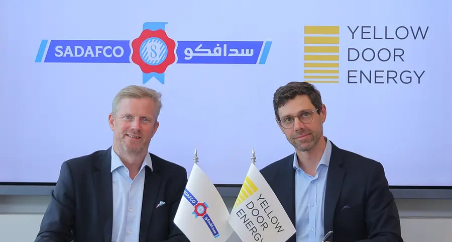 \"سدافكو\" تتعاون مع \"Yellow Door Energy\" لتوفير الطاقة الشمسية لسبعة من مرافق سدافكو
