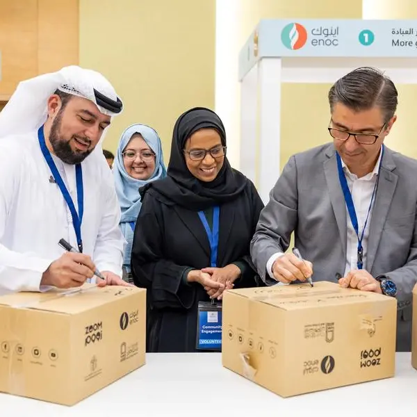 ENOC distributes essential grocery boxes to families in need ahead of Ramadan