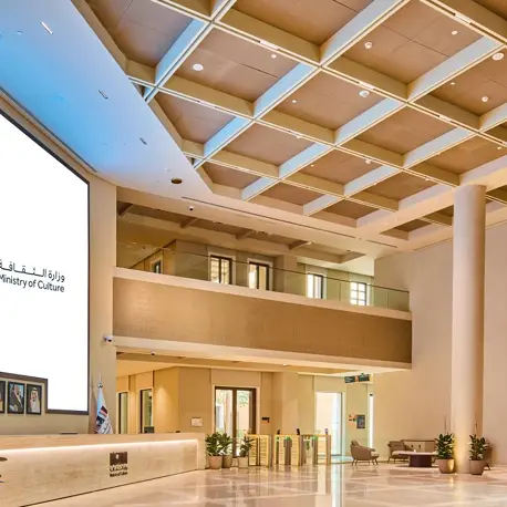 شركة رواد الهندسة الحديثة تستكمل تنفيذ المقر الرئيسي لوزارة الثقافة بالدرعية