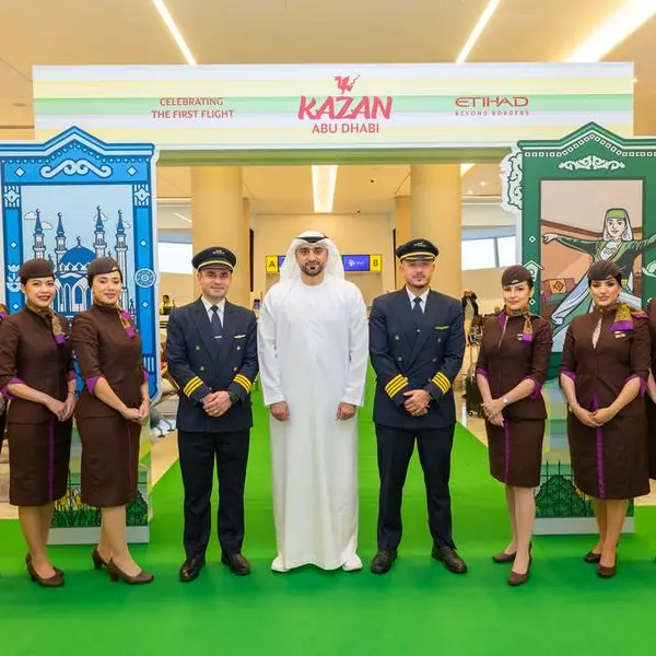الاتحاد للطيران تحتفل برحلتها الافتتاحية إلى كازان في قلب تتارستان