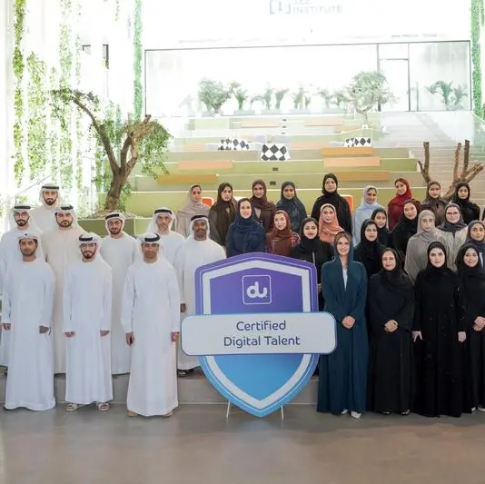 Du graduates a group of Emirati nationals from the second cohort of the “Digital Talent” programme