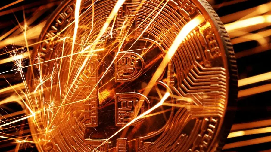 Bitcoin on the cusp of $60,000 as investors flee risky bets