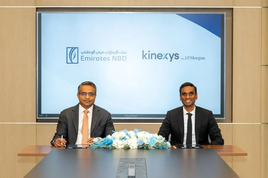Emirates NBD announces its strategic decision to join Kinexys Liink, the world\\u2019s first bank-led peer-to-peer data sharing network, from Kinexys by J.P. Morgan. Image courtesy: Emirates NBD