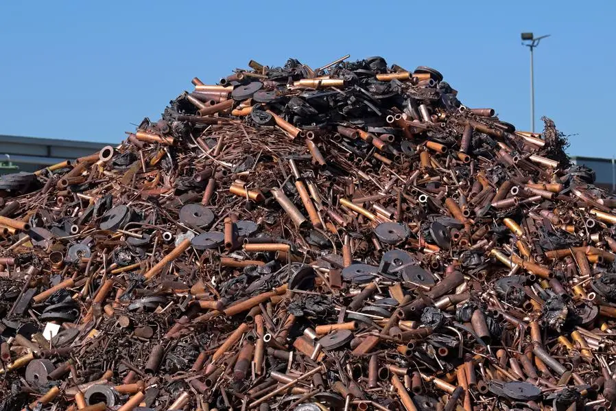 A view shows copper at the Aurubis site, on the day of European Council President Antonio Costa\\'s visit, in Hamburg, Germany, April 15, 2025. REUTERS/Fabian Bimmer. , Reuters
