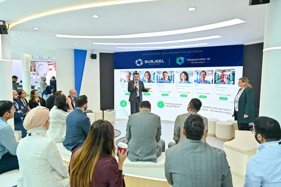 Burjeel Holdings, Hippocratic AI partner to advance generative AI healthcare agents. Image courtesy: WAM