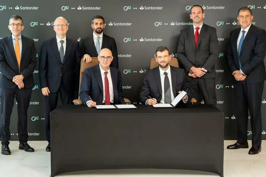 Abu Dhabi’s G42 Signs Landmark AI Co-Development Deal with Banco Santander