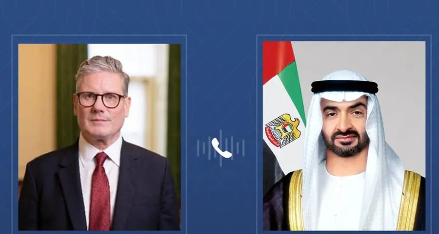 UAE President, UK Prime Minister hold phone call to discuss regional developments