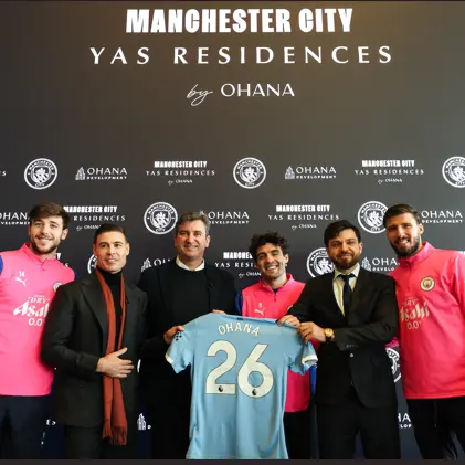 Manchester City And Ohana Development sign agreement to launch club-branded residential destination in Abu Dhabi