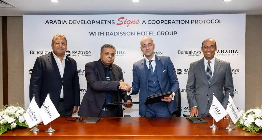 مجموعه عربية تعلن عن شراكة استراتيجية مع مجموعة \"راديسون\" العالمية لتشغيل فندق فاخر داخل مشروع بانجلوز بالساحل الشمالي