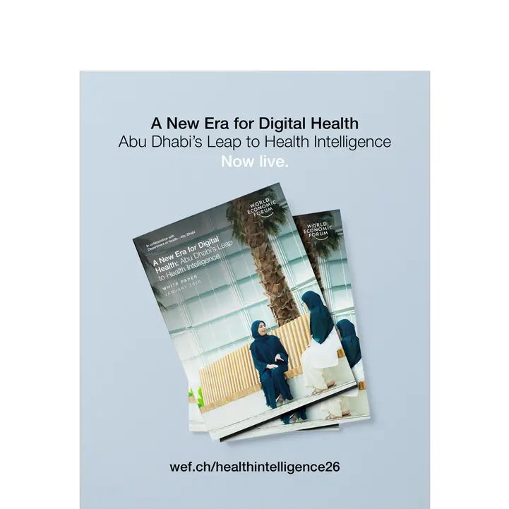 ورقة بحثية للمنتدى الاقتصادي العالمي تؤكد ريادة أبوظبي عالمياً في مجال النظم الصحية الذكية