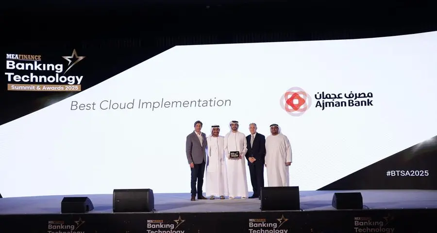 Ajman Bank wins MEA Finance Banking Technology Awards 2025 for outstanding innovation and digital excellence in Islamic Banking