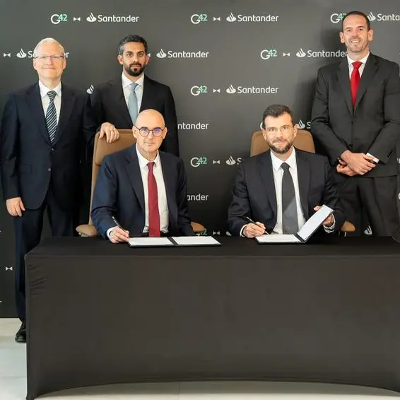 Banco Santander and G42 sign MoU to explore strategic cooperation in artificial intelligence