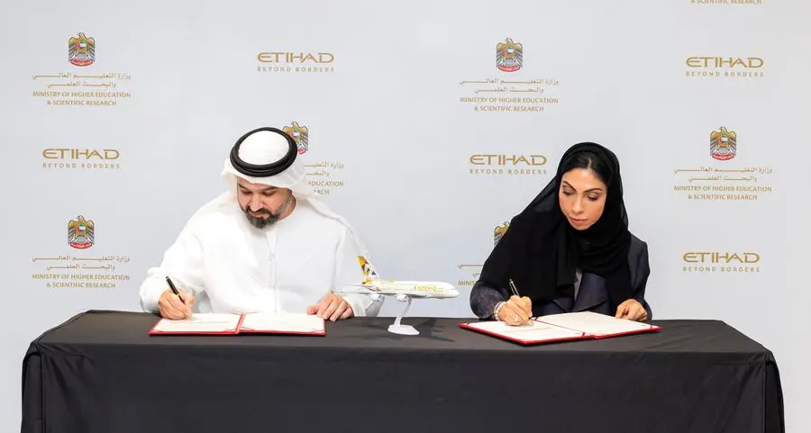 MoHESR partners with Etihad Airways to support National Scholarship Programme and job market integration