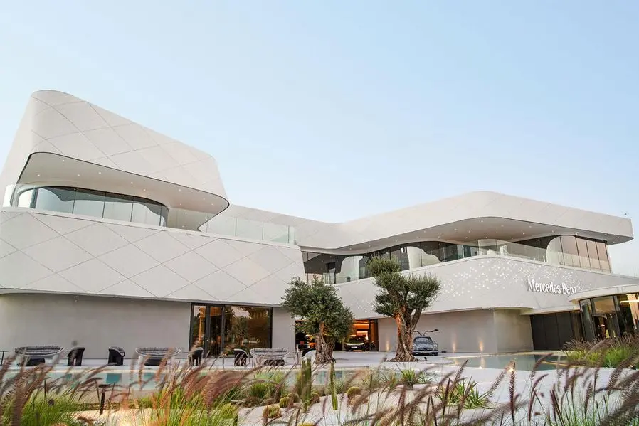 Gargash Group, a leading business enterprise in the UAE, is thrilled to announce that the state-of-the-art Mercedes-Benz Brand Center in Dubai Design District (D3) has been awarded in the prestigious \\u201CExcellent Architecture\\u201D category at the German Design Award 2025. Image Courtesy: Mercedes