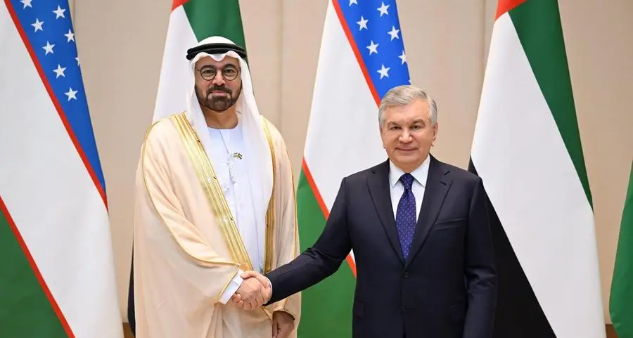 رئيس جمهورية أوزبكستان يستقبل وفد حكومة دولة الإمارات