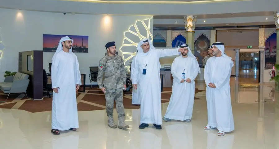 H.E. Major General Ahmed Saif bin Zaitoon Al Muhairi visits the Emergencies, Crises and Disasters Management Centre Abu Dhabi
