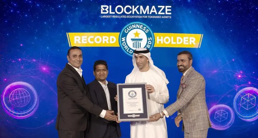 Blockmaze achieves Guinness World Records recognition as the world's most regulated blockchain ecosystem