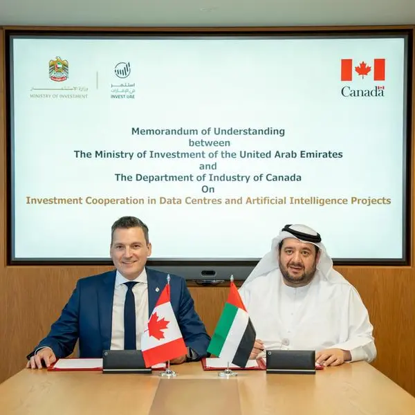 UAE MoI and Department of Industry of Canada sign MoU to drive investment cooperation in data centres and AI projects