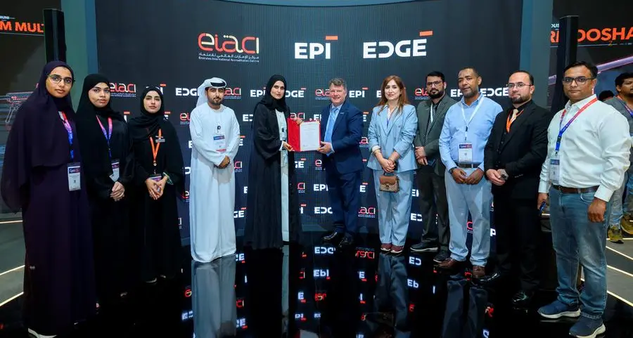 EDGE entity EPI receives prestigious accreditation from EIAC for calibration