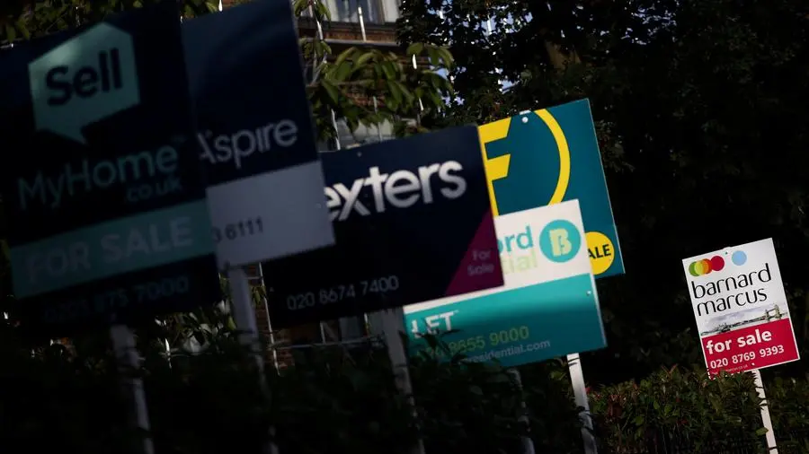 UK mortgage approvals fall by most since December 2023, Bank of England data shows