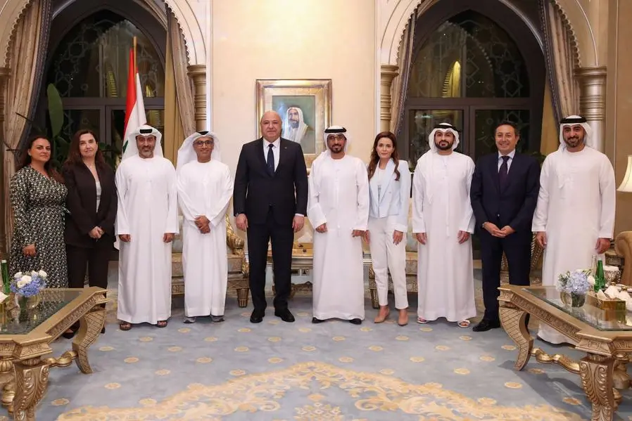 Lebanese President hails meeting with Mohamed bin Zayed as exceeding expectation. Image courtesy: WAM