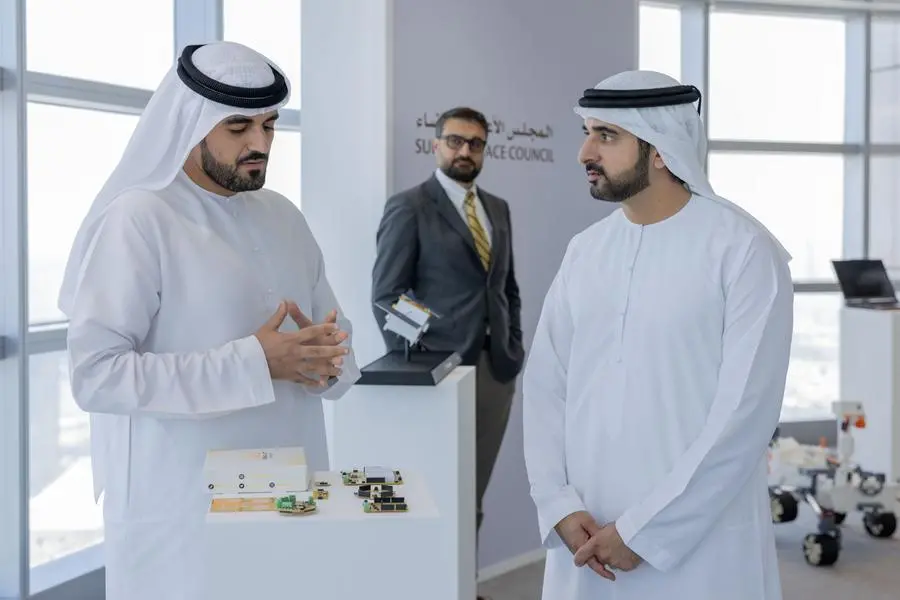 Hamdan bin Mohammed explores future of space sector with leading UAE-based startups