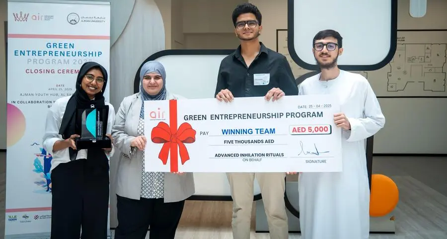 MAHE Dubai students win Green Entrepreneurship Program for start-up tackling UAE’s $3.5bln food waste crisis