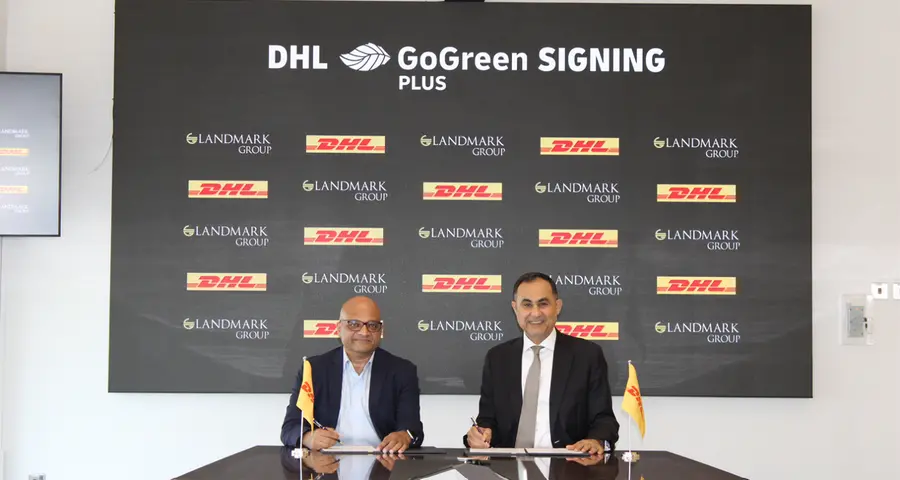 DHL Express and Landmark Group partner to decarbonise regional supply chains