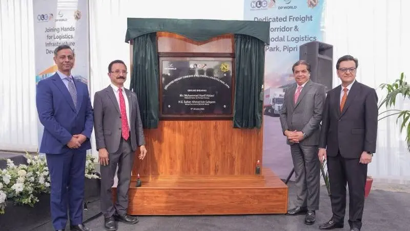 DP World, Pakistan Railways, NLC break ground on Pipri Freight Corridor & Multimodal Logistics Park
